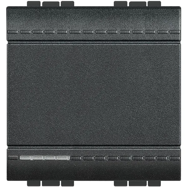 Intrerupator cap scara 2 module Bticino Living Light L4003M2N, antracit