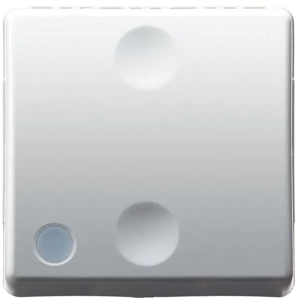 Intrerupator cap scara 2 module cu led (neinclus) Gewiss System GW20589, alb