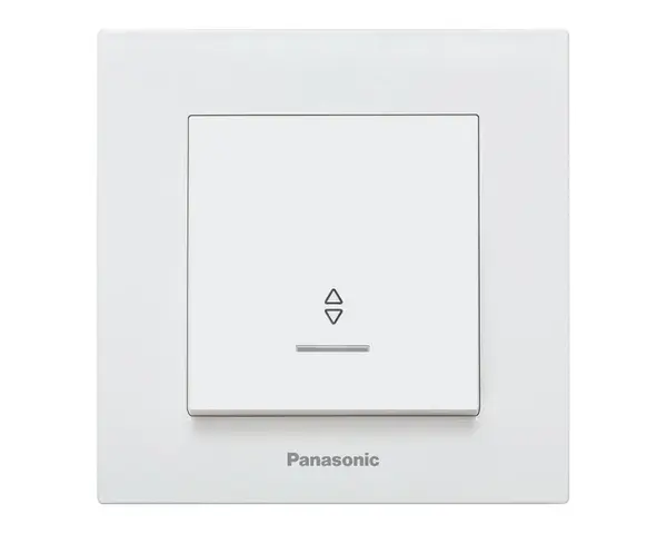 Intrerupator cap scara cu LED, cu montaj incastrat, IP 20, Karre Plus Panasonic P-KPSCL