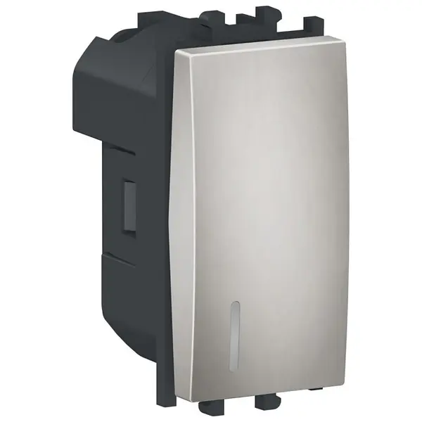 Intrerupator cap scara,indicator luminos, 1M Schneider Easy Styl LMR1404004, argintiu