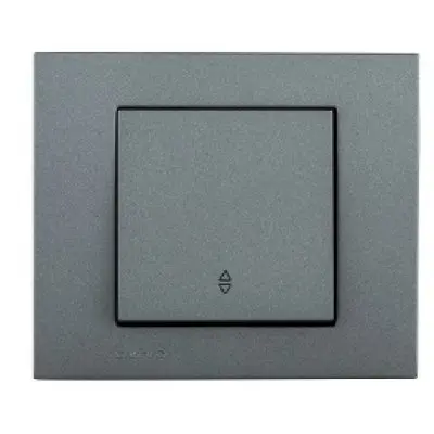 Intrerupator Cap Scara ST Grano Met Ovivo OV00156, 10A, 250V, IP20, fumuriu
