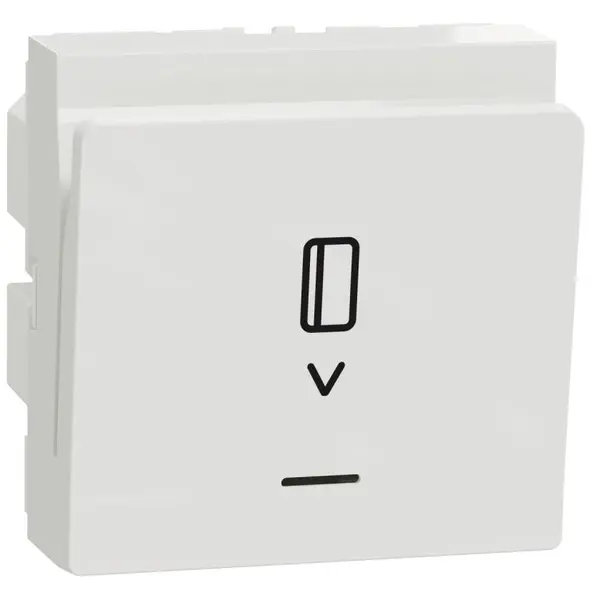 Intrerupator cartela temporizare 8A 2 module Schneider Noua Unica NU354018, alb