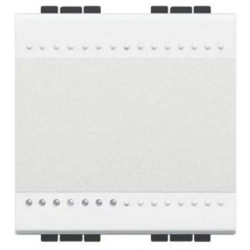 Intrerupator cu revenire 2 module Living Light Bticino N4005M2N, alb
