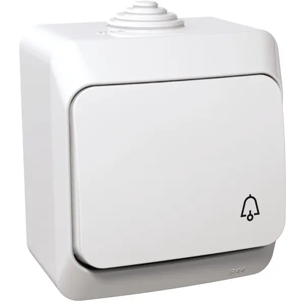 Intrerupator cu revenire simbol sonerie Schneider Cedar WDE000512, alb