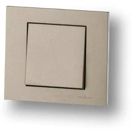 Intrerupator cu Revenire ST Grano Met Ovivo OV00203, 10A, 250V, IP20, titan