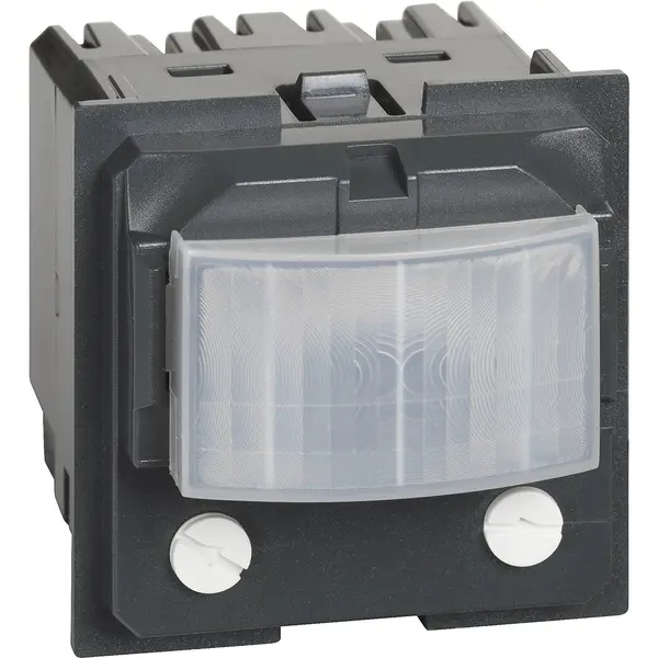 Intrerupator cu senzor de miscare pasiv cu raze infrarosii Bticino Living Now K4432, negru, alb