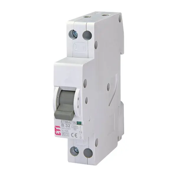 Intrerupator de circuit ETIMAT 1N 1p+N B32 6kA ETI 002191107