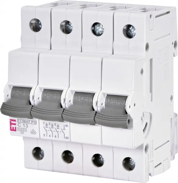 intrerupator de circuit etimat p10 3p+n c13 001901429