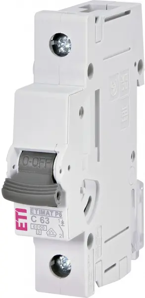 intrerupator de circuit etimat p6 1p c63 001900036