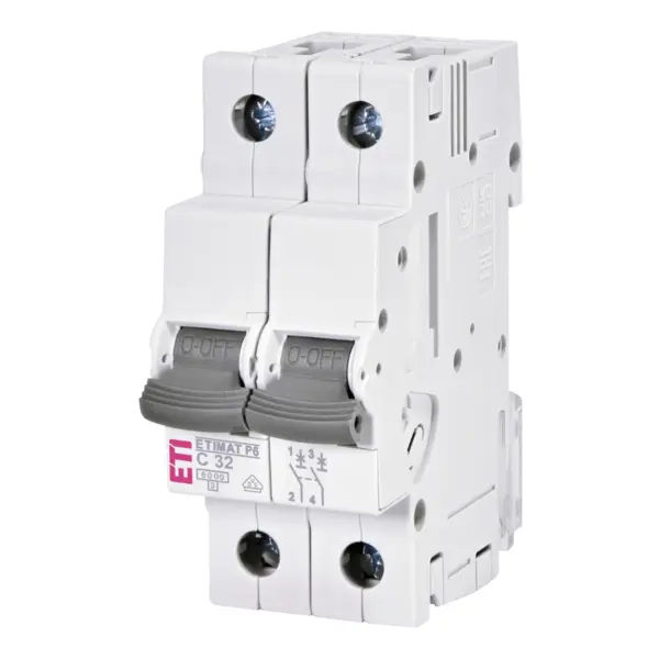 Intrerupator de circuit ETIMAT P6 2P C32 230V 400V ETI 001900233