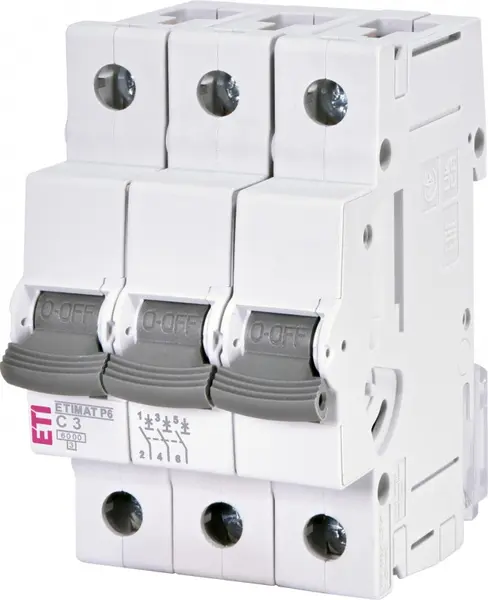 intrerupator de circuit etimat p6 3p c3 001900325