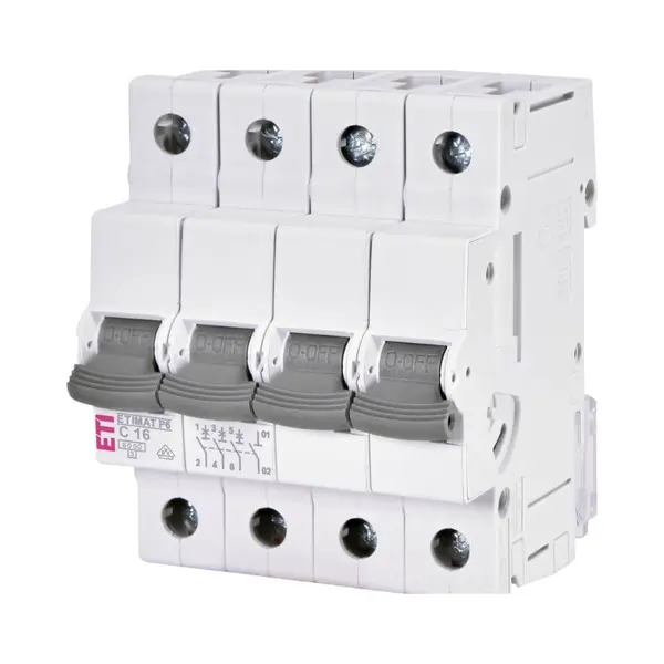 Intrerupator de circuit ETIMAT P6 3p+N C16 ETI 001900430