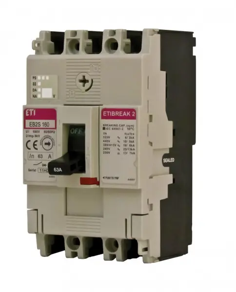 intrerupator de circuit in car eb2s 160/4lf 25a 4p 004671816