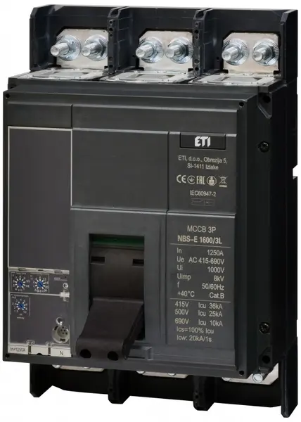 intrerupator de circuit in car nbs-e 1600/3l 1250a 3p 004673162