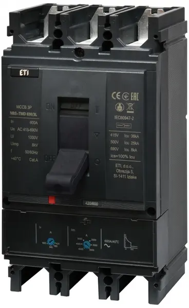 intrerupator de circuit in car nbs-tmd 630/3l 600a 3p 004673132