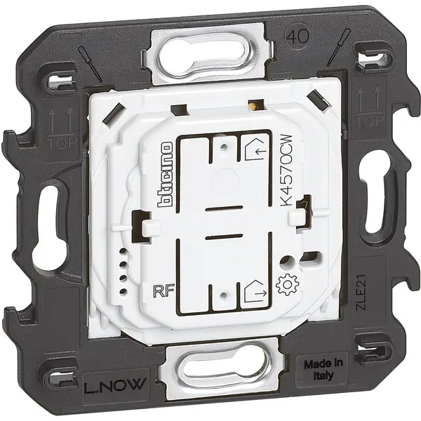 Intrerupator fara fir Acasa/Plecat 2 module Bticino Living Now K4570CW