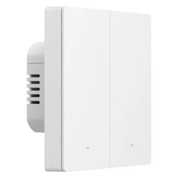 Intrerupator inteligent Sonoff M5-2C-86W, 2 canale, 10A, protocol Matter, Alb 6920075777871