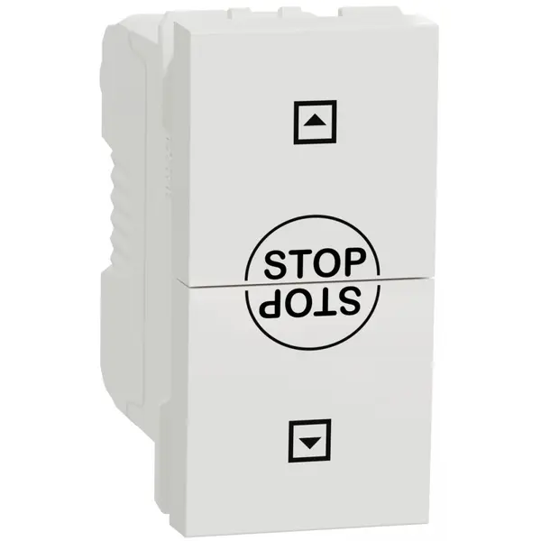 Intrerupator jaluzele 10A 1 modul Schneider Noua Unica NU310818SC, alb