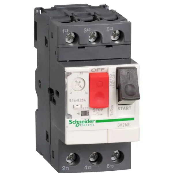 Intrerupator pentru motor 0,12/0,18KW 0.4...0.63A Schneider GV2ME04
