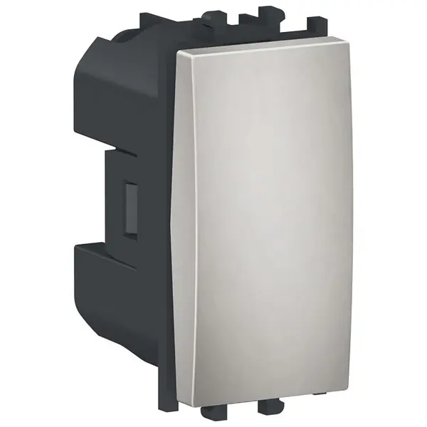 Intrerupator simplu 1 modul Schneider Easy Styl LMR0100004, argintiu