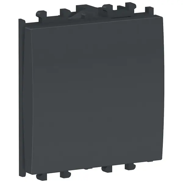 Intrerupator simplu 2 module Schneider Easy Styl LMR0200003, negru