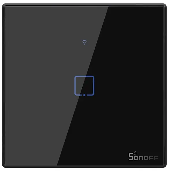 Intrerupator Wifi + RF incastrabil Negru 1 circuit SONOFF SONOFF-TXT3EU1C