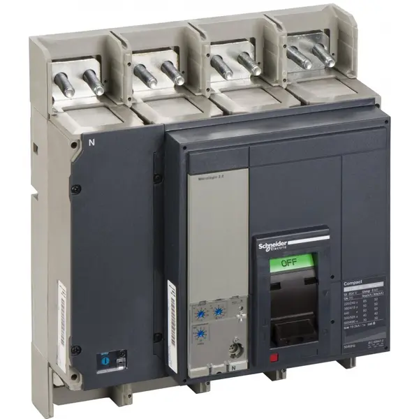 Intreruptor Auto Compact Ns1250N - Micrologic 2.0 - 1250 A - 4 Poli 4D Schneider 33480