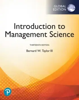 Introduction to Management Science, Global Edition, Paperback/Bernard W. Taylor