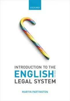 Introduction to the English Legal System, Paperback/Martin Partington
