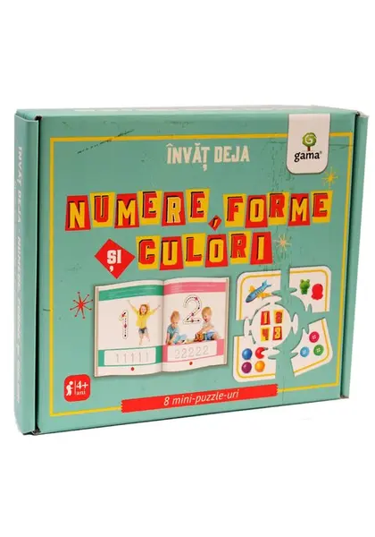 Invat deja numere forme si culori
