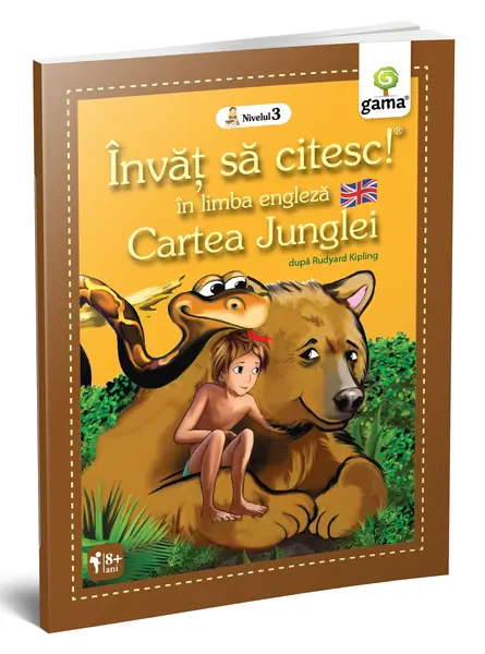 Invat sa citesc in limba engleza - Cartea Junglei | Rudyard Kipling