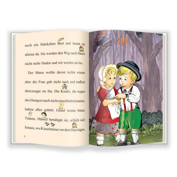 Invat sa citesc in limba germana - Hansel si Gretel |