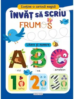 Invat sa scriu frumos. Litere si numere/***