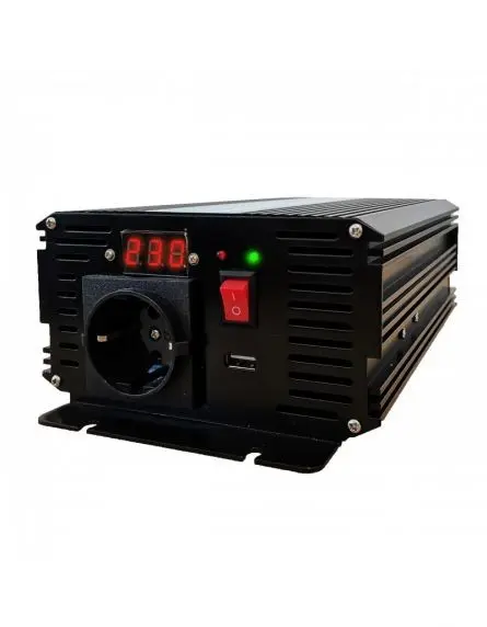 Invertor Auto 12V 220V, Putere Convertor 500W cu Unda Sinusoidala Pura, TED Electric TED000422