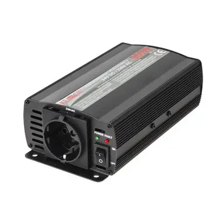 Invertor auto Kemot, 24V la 230V, 300W, unda sinusoidala modificata, 1 iesire