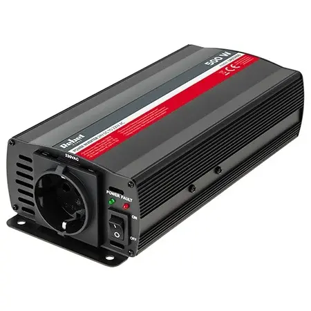 Invertor auto Rebel, 24V la 230V, 500W, unda sinusoidala modificata, 1 iesire