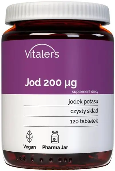 Iod, 200 µg, 120 tablete, Vitaler's