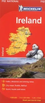 Ireland - Michelin National Map 712. 10 Revised edition, Sheet Map/Michelin