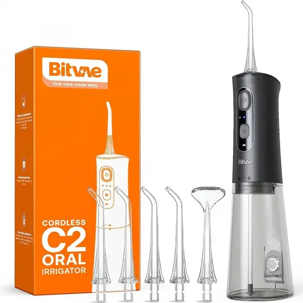 Irigator Bucal Bitvae C2, Negru