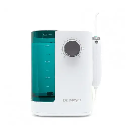 Irigator bucal Dr. Mayer WT7000, 12 trepte, 7 capete incluse (Alb/Verde)