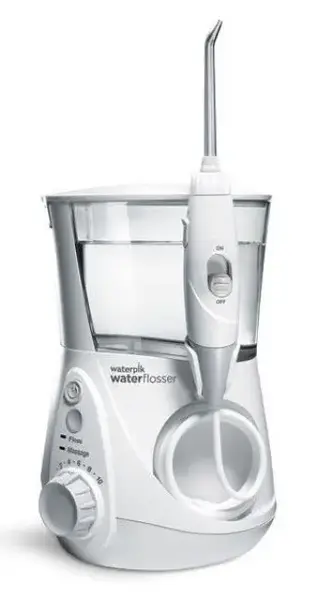 Irigator bucal Waterpik Aquarius WP-600, 400 ml/min (Alb)