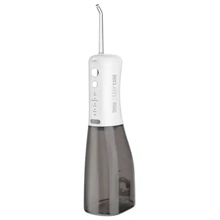 Irigator oral/Dus bucal Teesa Easy Care 2 TSA8080, 12 W, 4 programe, 3 capete incluse (Alb/Gri)
