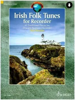 Irish Folk Tunes: Descant Recorder Book with Online Audio, Paperback/Peter Bowman