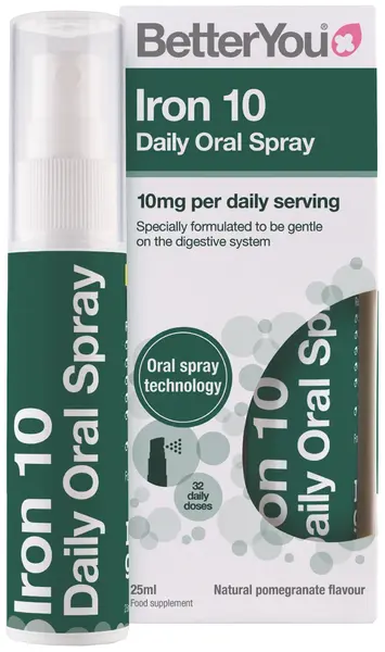 Iron 10 Spray oral, 10 mg, 25 ml, 32 doze zilnice, Better You