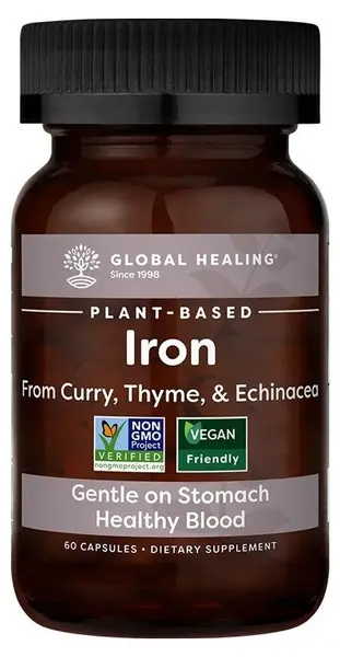 Iron, 18 mg, 60 capsule, Global Healing