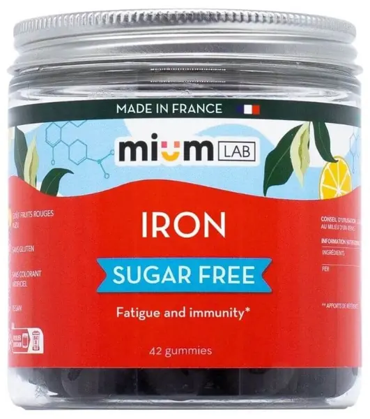 Iron, 42 drageuri cu jeleu, Mium Lab