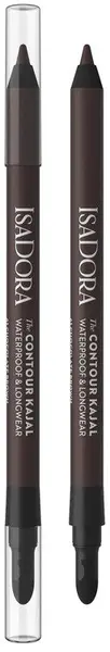 IsaDora Creion de ochi rezistent la apă The Contour Kajal, 61 Chocolate Brown, 1.2 g