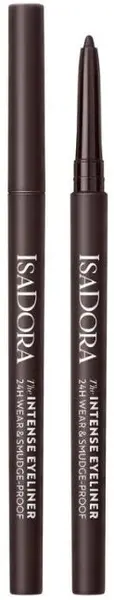 Isadora Creion pentru ochi rezistent la apă 24H Wear & Smudge-proof, 61 Black Brown, 0.35 g