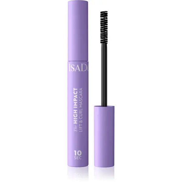 IsaDora The 10 Sec High Impact Lift & Curl mascara cu rotatie pentru o buna definire a genelor culoare 01 Black 9 ml