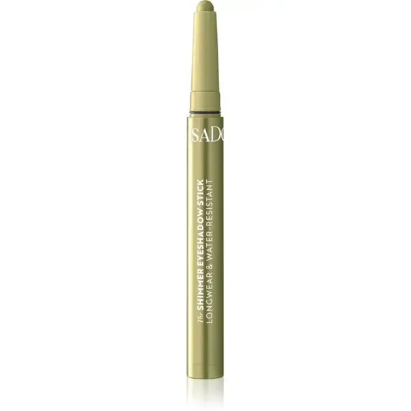 IsaDora The Eyeshadow Stick Shimmer creion de ochi lunga durata cu particule stralucitoare culoare 45 Green Shimmer 1.2 g